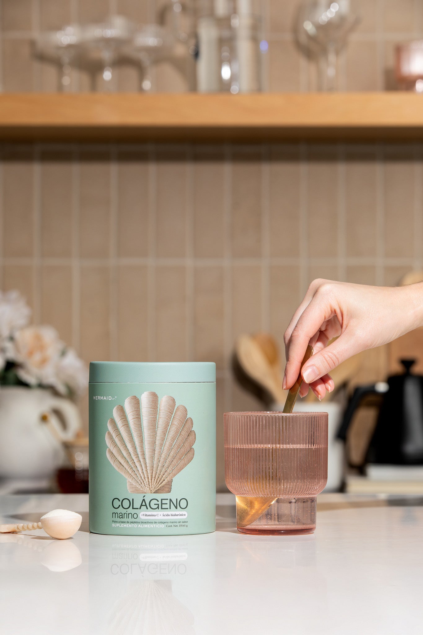 Colágeno Marino en Péptidos MERMAID co.® - Sin Sabor - Hidrolizado - Sin Azúcar
